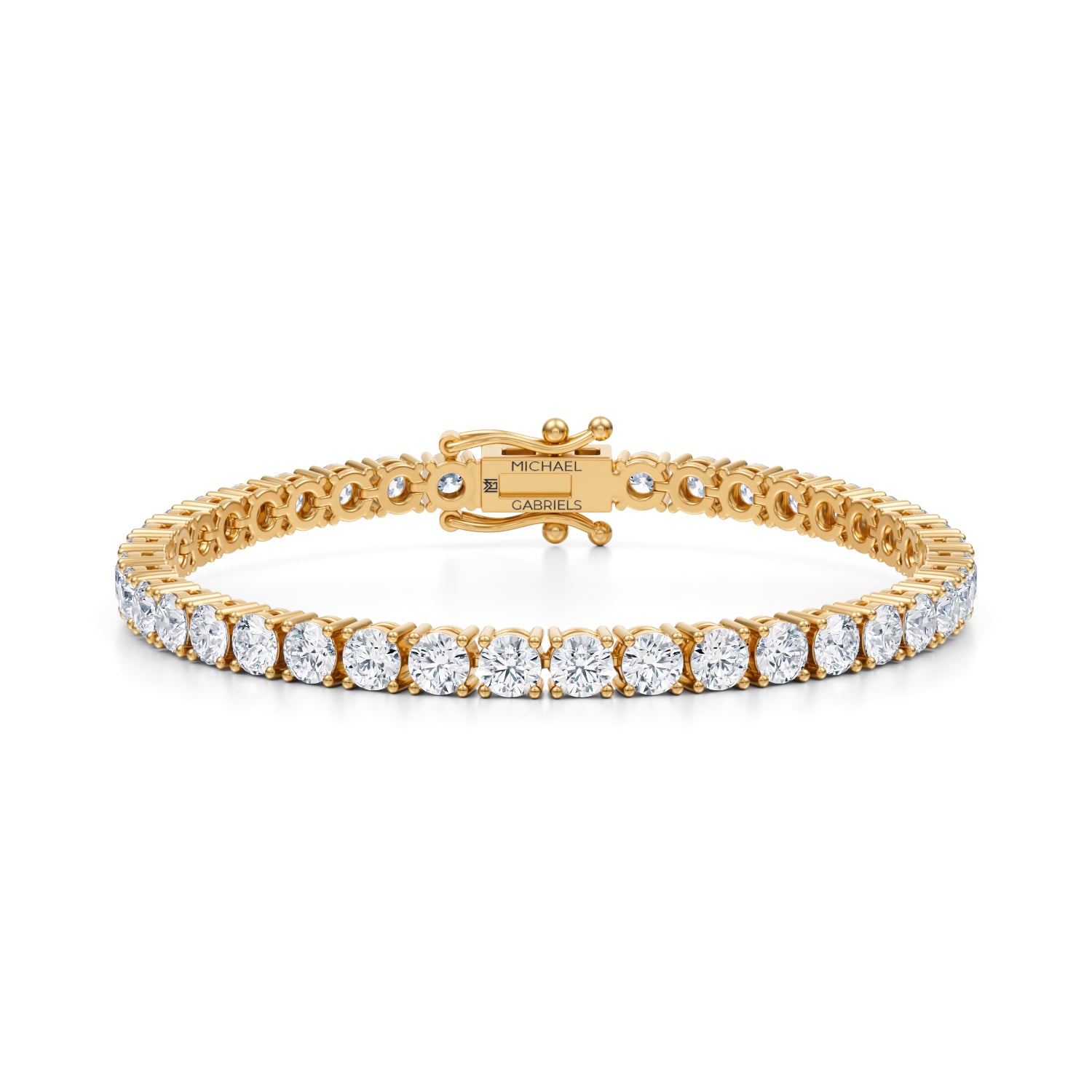 10 Carat Lab Grown Diamond Tennis Bracelet - Michael Gabriels
