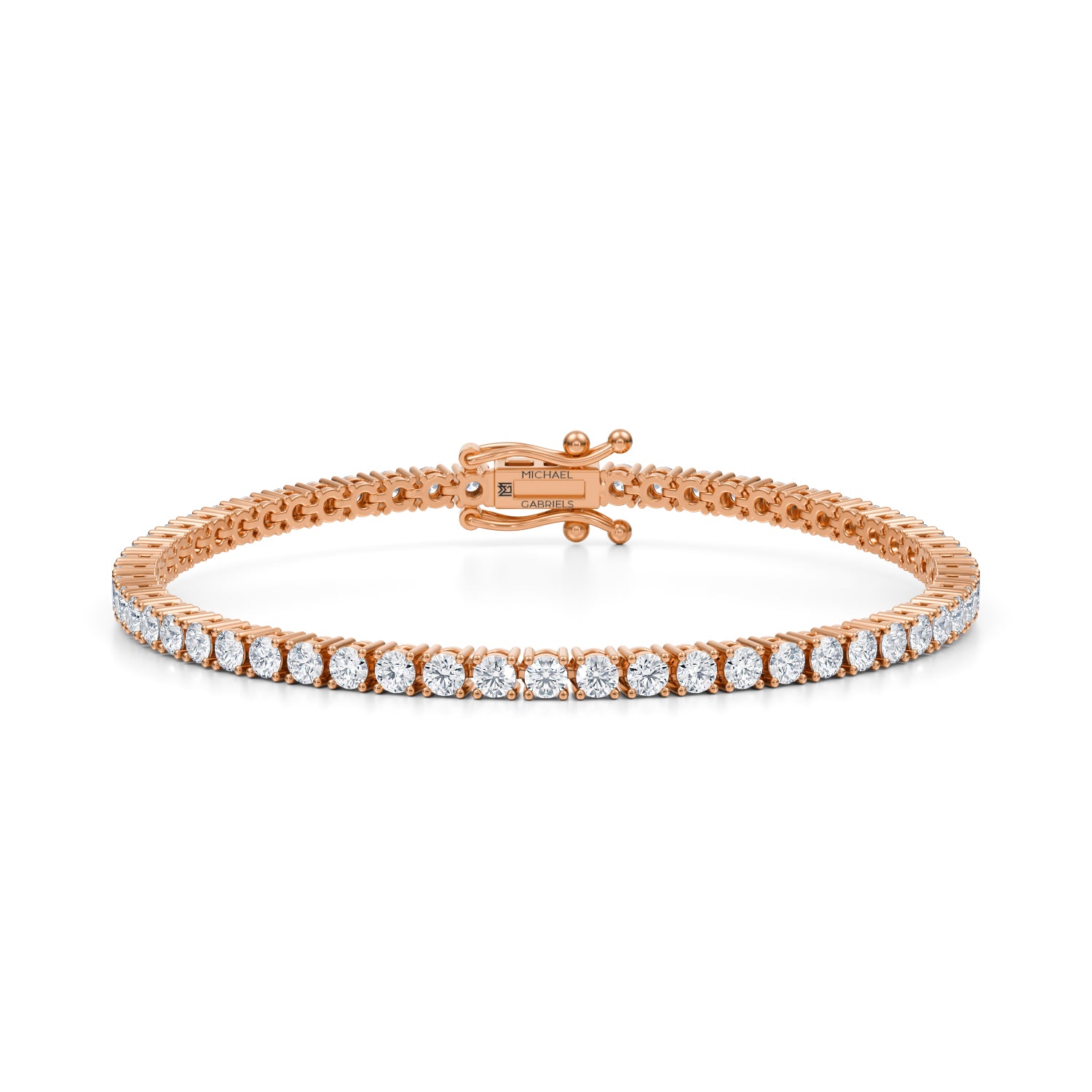 4 Carat Lab Grown Diamond Tennis Bracelet - Michael Gabriels