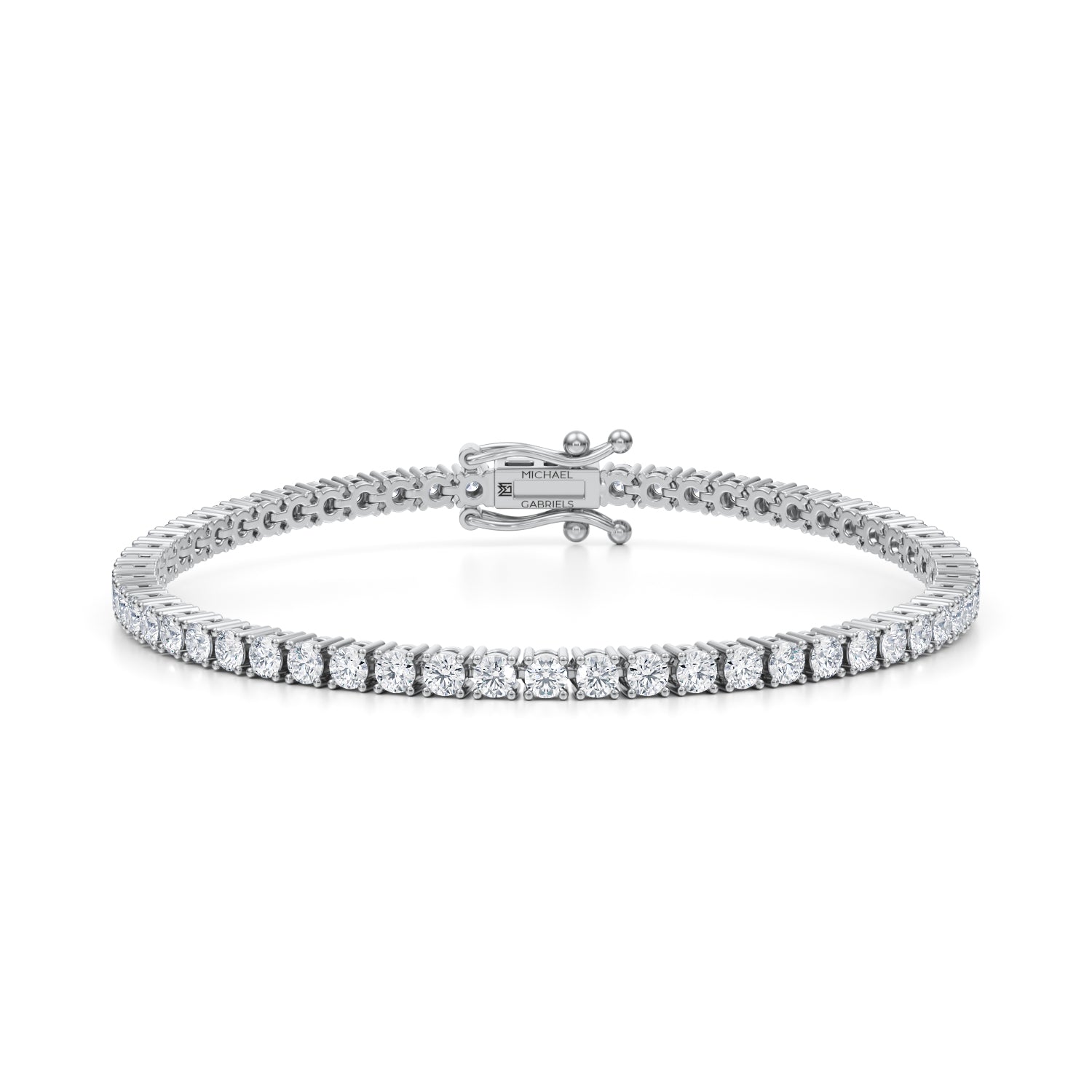 4 Carat Lab Grown Diamond Tennis Bracelet - Michael Gabriels