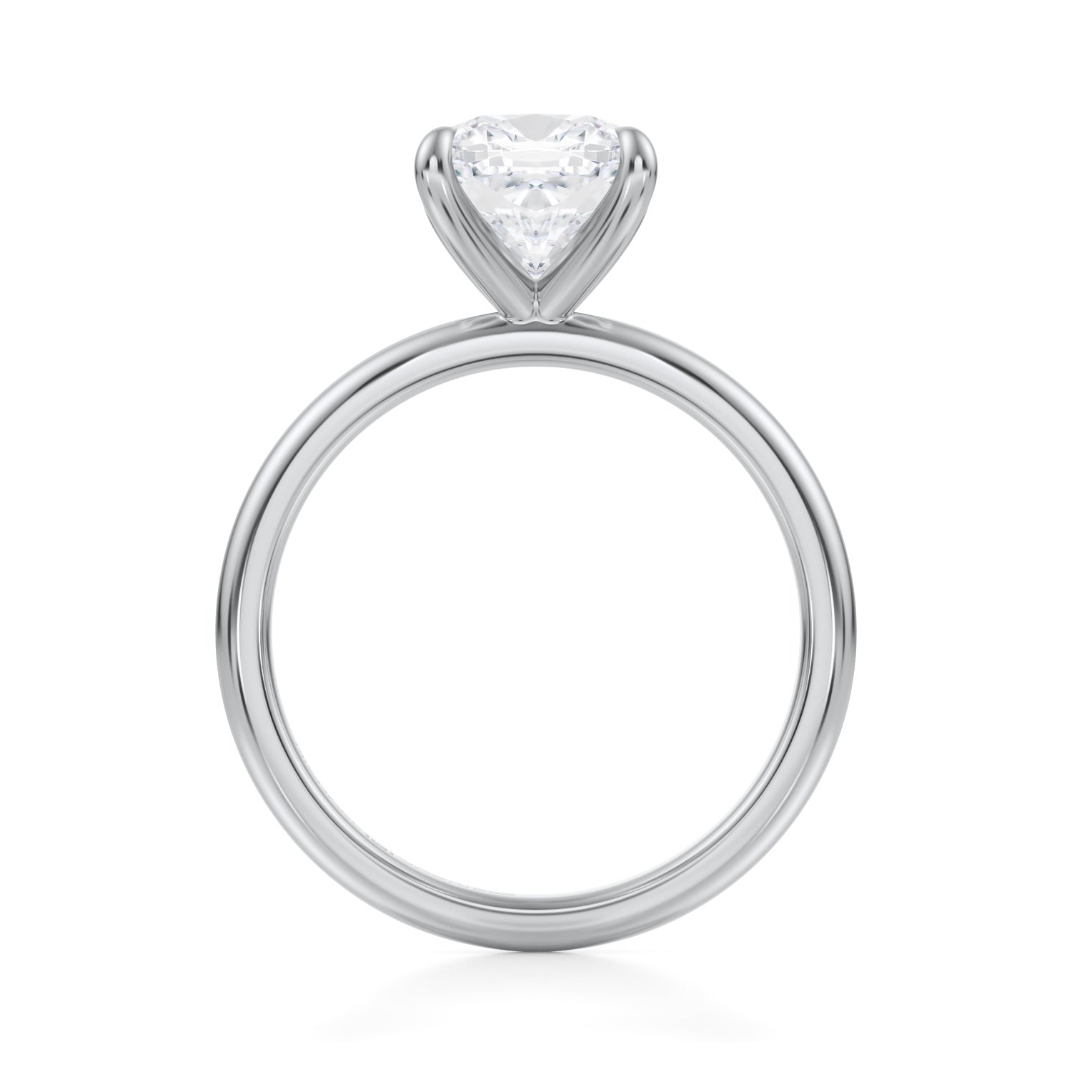 Classic Cushion Solitaire Ring (1.50 Carat F-VVS2) - Michael Gabriels
