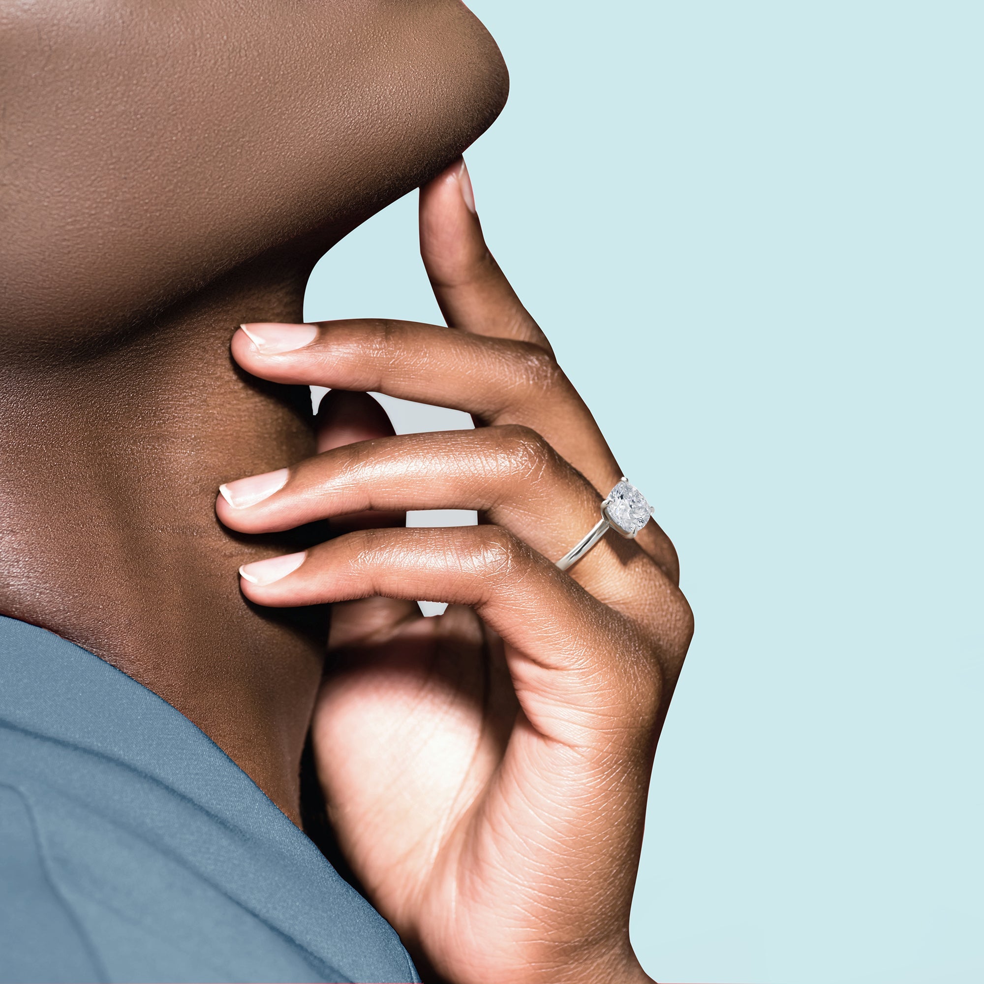 Classic Cushion Solitaire Ring (1.70 Carat F-VVS2) - Michael Gabriels