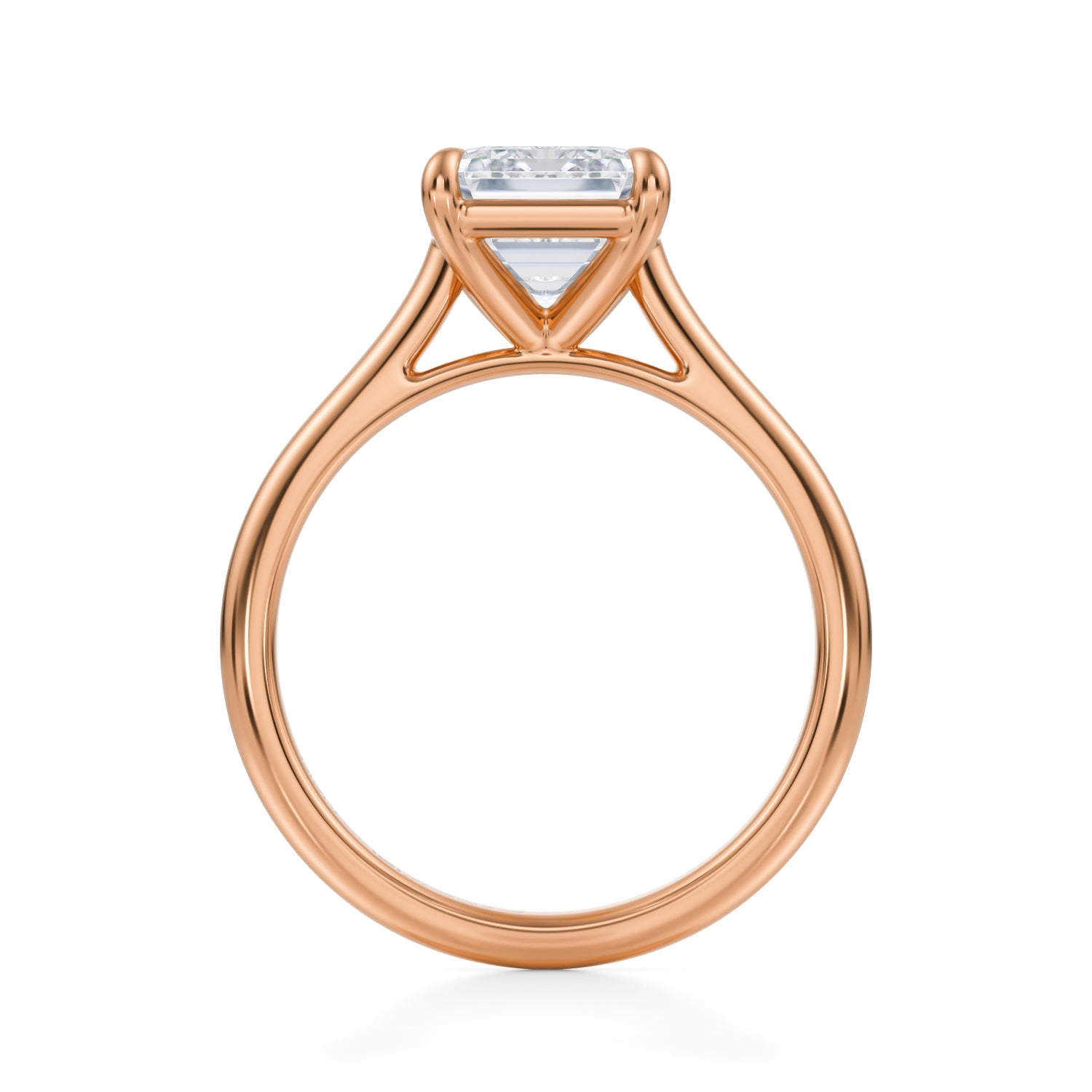 Classic Emerald Cathedral Ring - Michael Gabriels