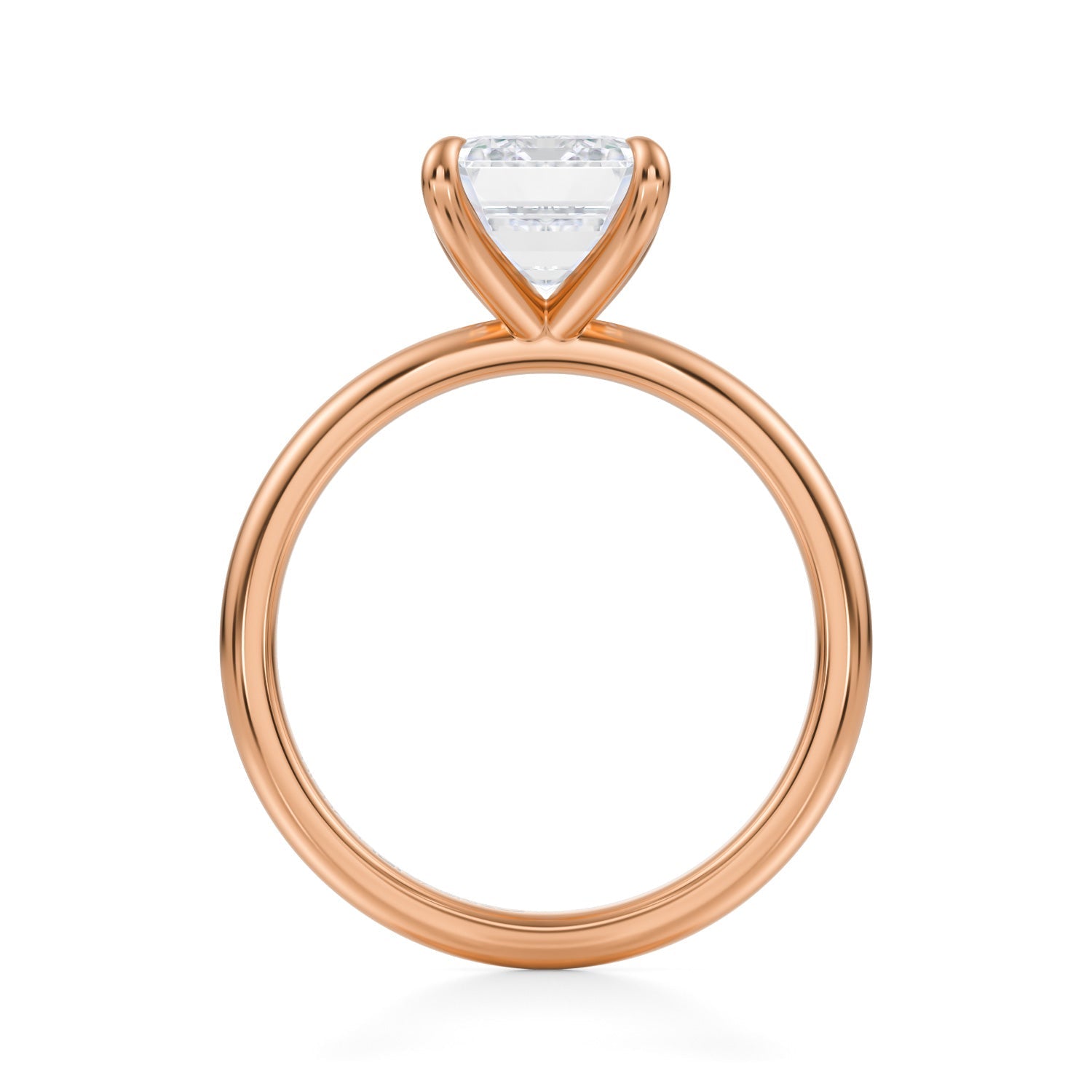 Classic Emerald Solitaire Ring (1.50 Carat E-VVS2) - Michael Gabriels