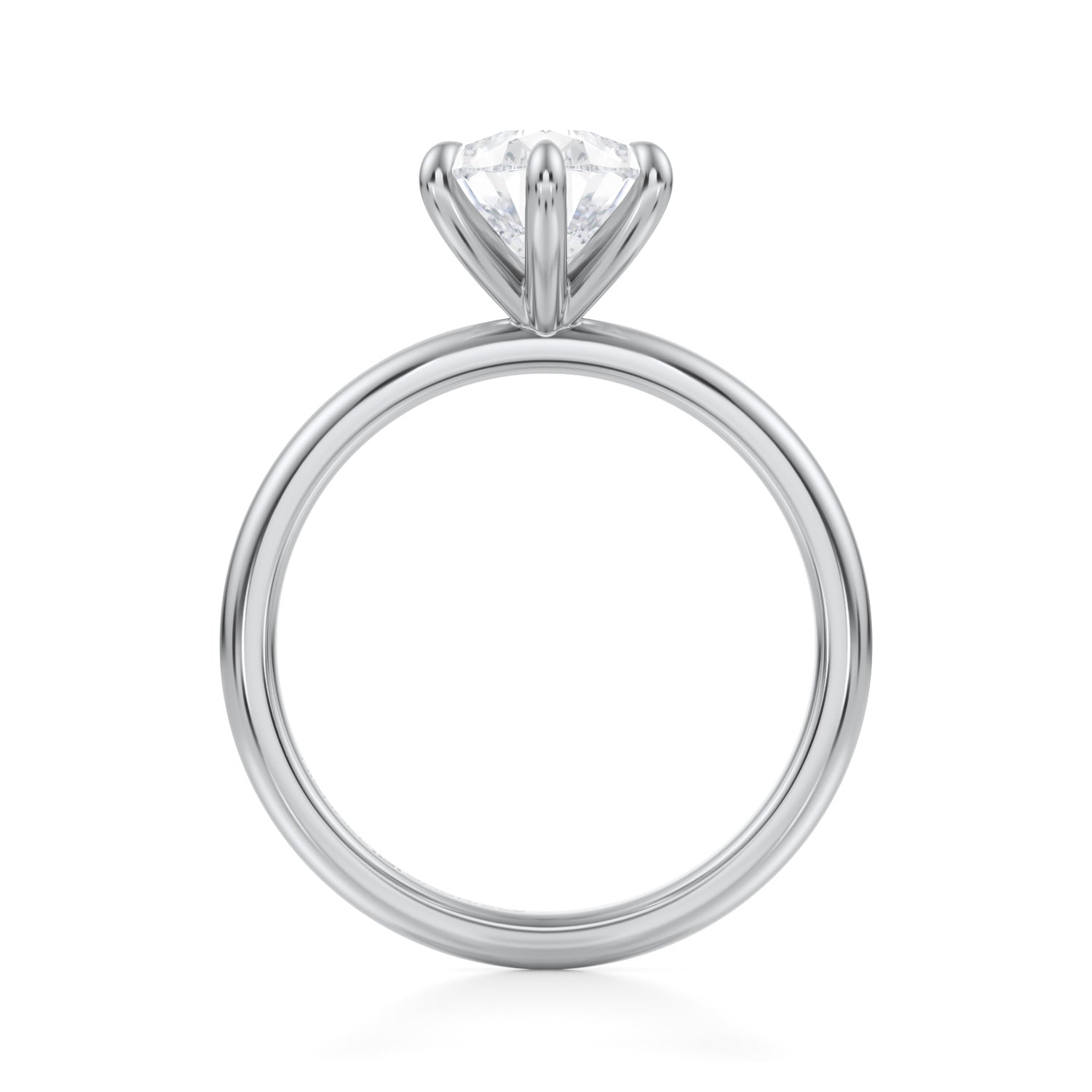 Classic Pear Solitaire Ring (3.20 Carat E-VVS2) - Michael Gabriels