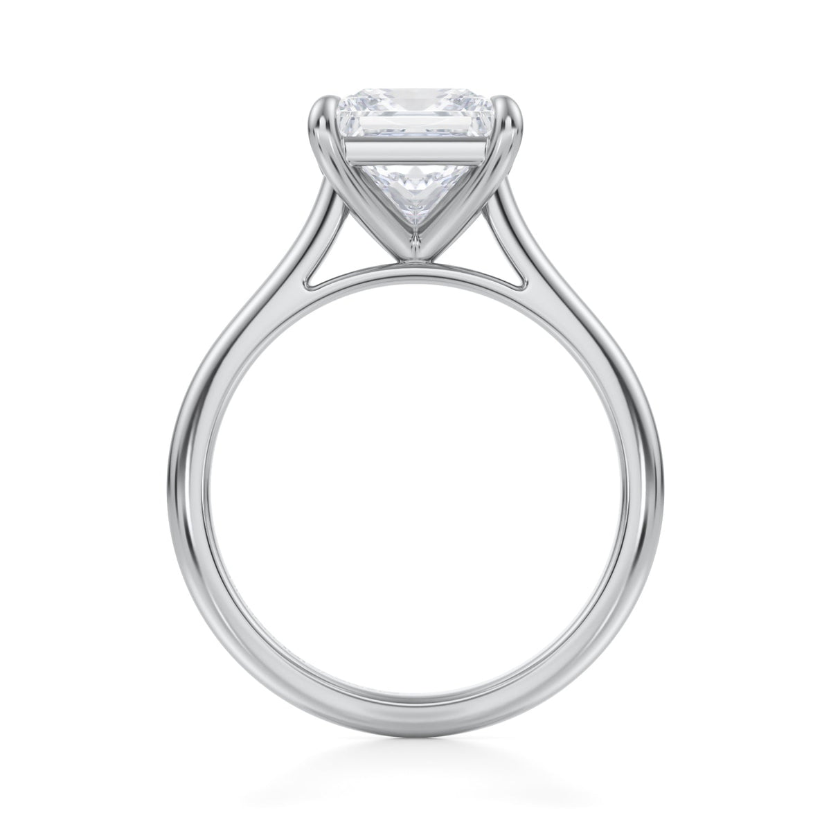 Classic Princess Cathedral Ring (1.50 Carat E-VS1) - Michael Gabriels