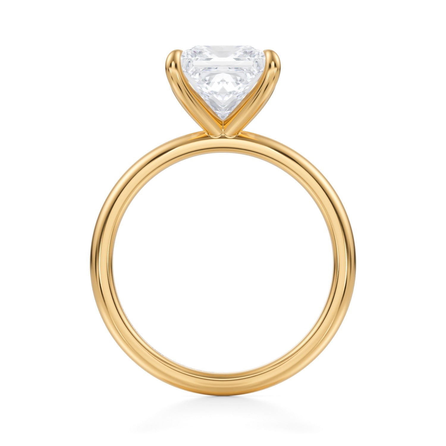 Classic Princess Solitaire Ring (2.50 Carat F-VVS2) - Michael Gabriels
