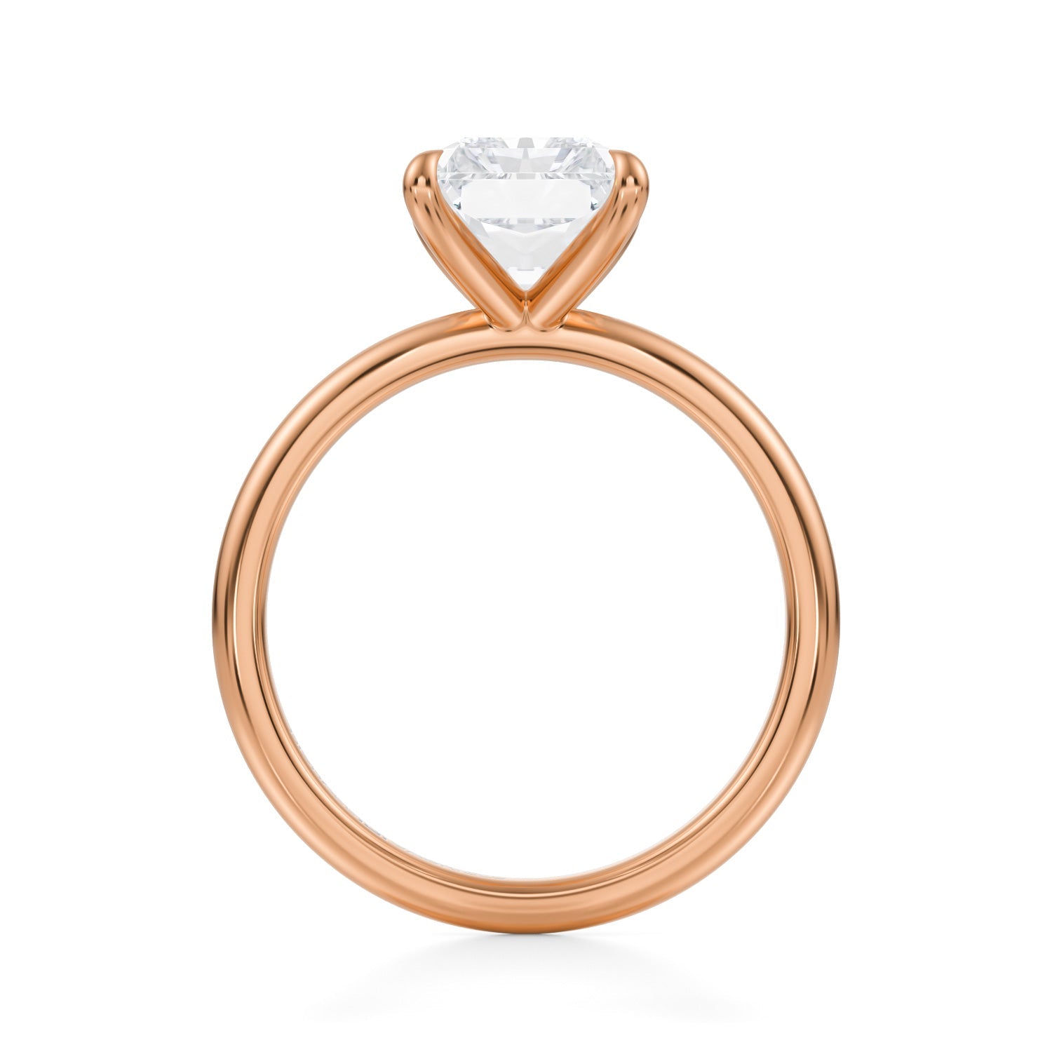 Classic Radiant Solitaire Ring (2.20 Carat E-VVS2) - Michael Gabriels