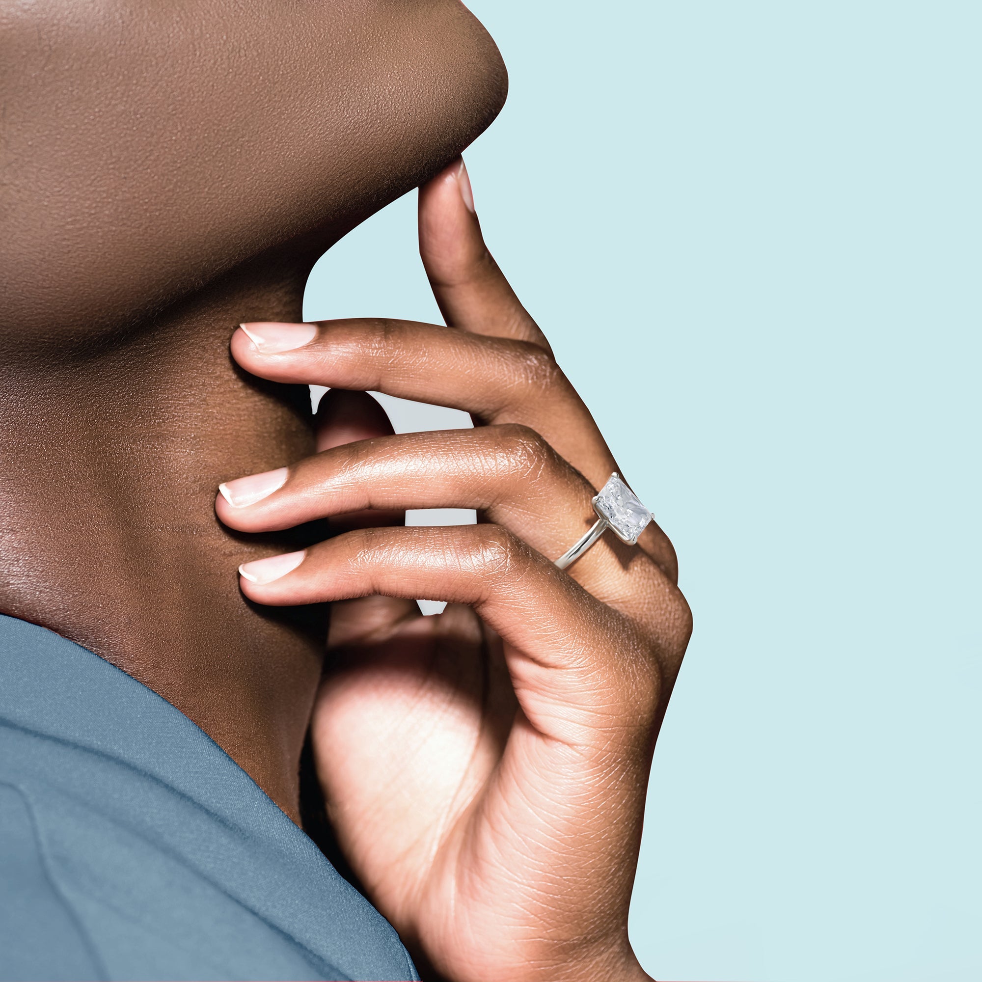 Classic Radiant Solitaire Ring (2.70 Carat E-VS1) - Michael Gabriels