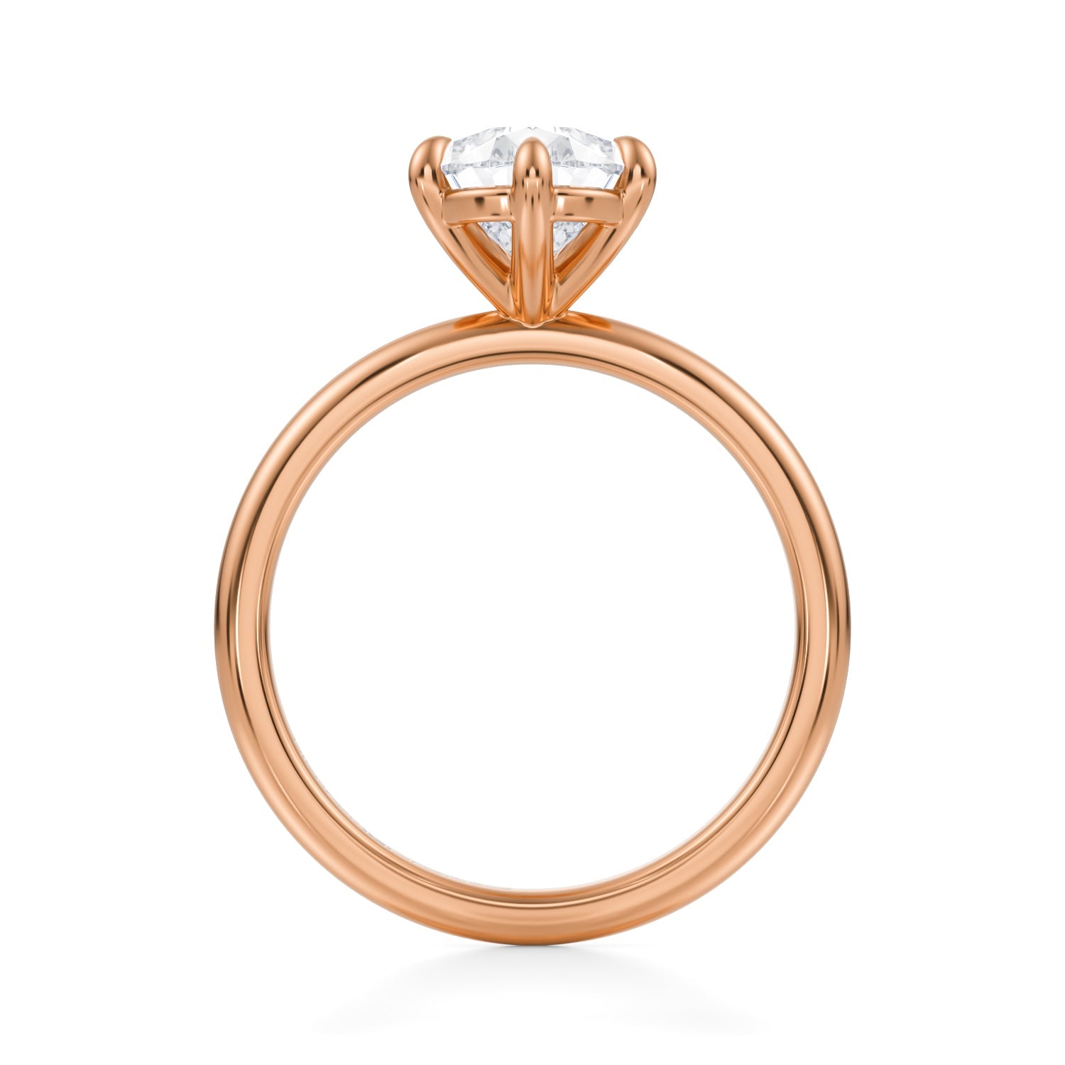 Pear Martini Basket Solitaire Ring (2.50 Carat E-VVS2) - Michael Gabriels