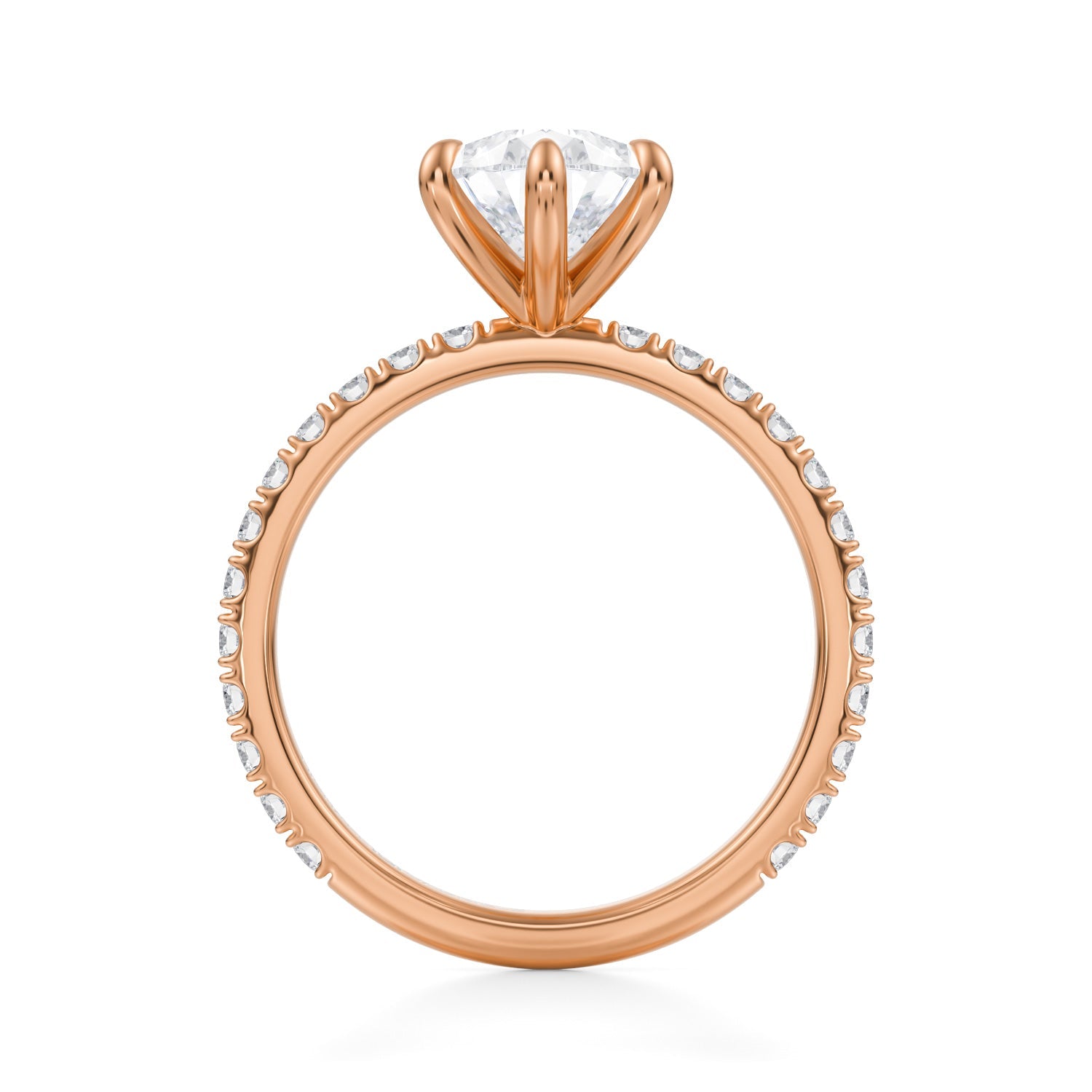 Pear Modern Pave Ring (1.20 Carat D-VVS2) - Michael Gabriels