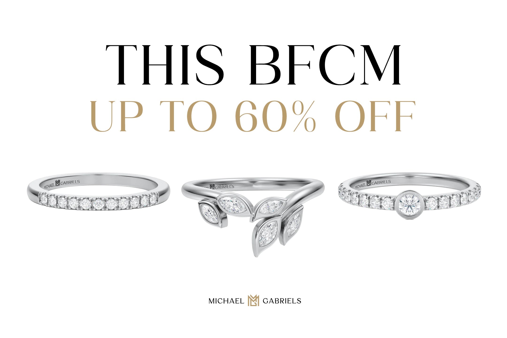 Black Friday Lab Grown Stackable Rings