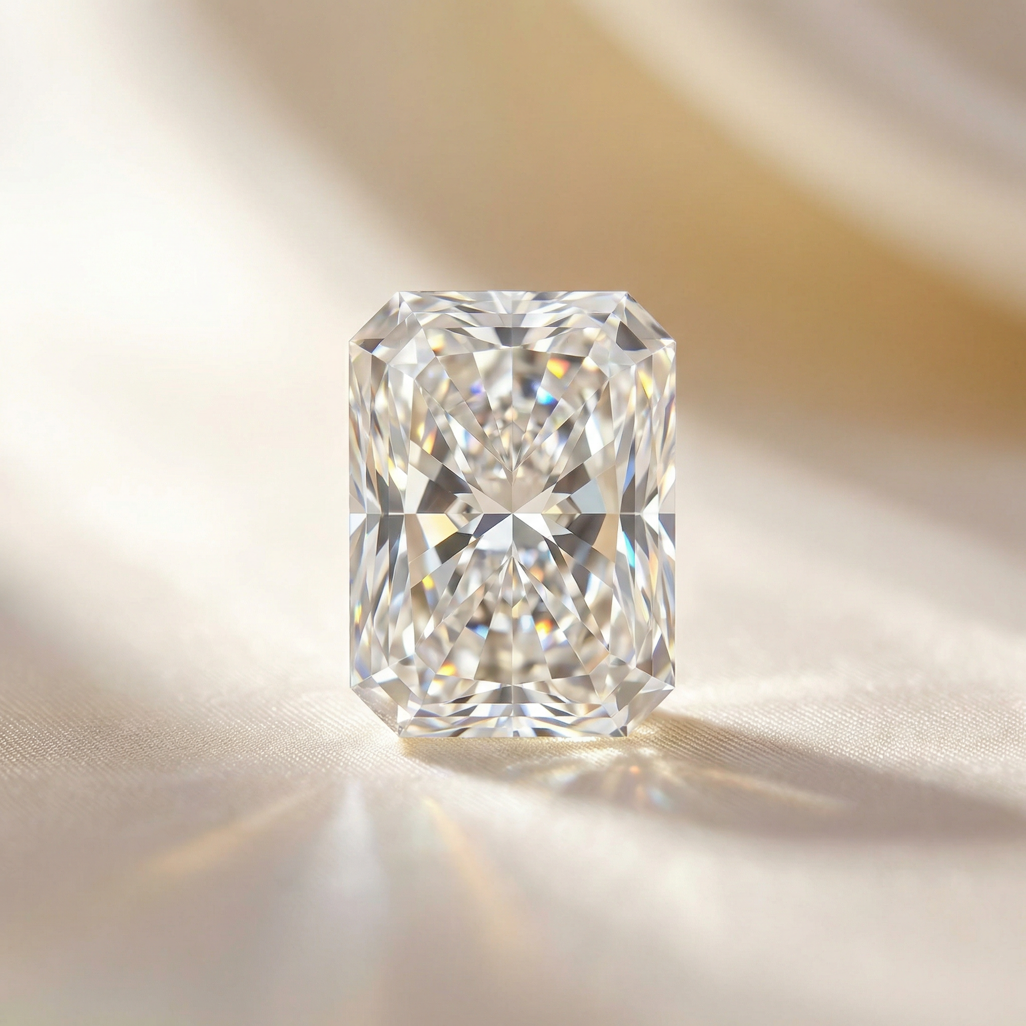1980s Radiant Cut Diamond