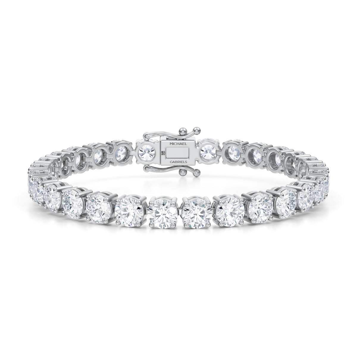 Bracelet Tennis En Or Rose 18K Avec Diamants Ronde Brillante - 1,20 Carats - Cadeau Idéal Fiançailles, Mariage Ou Anniversaire
