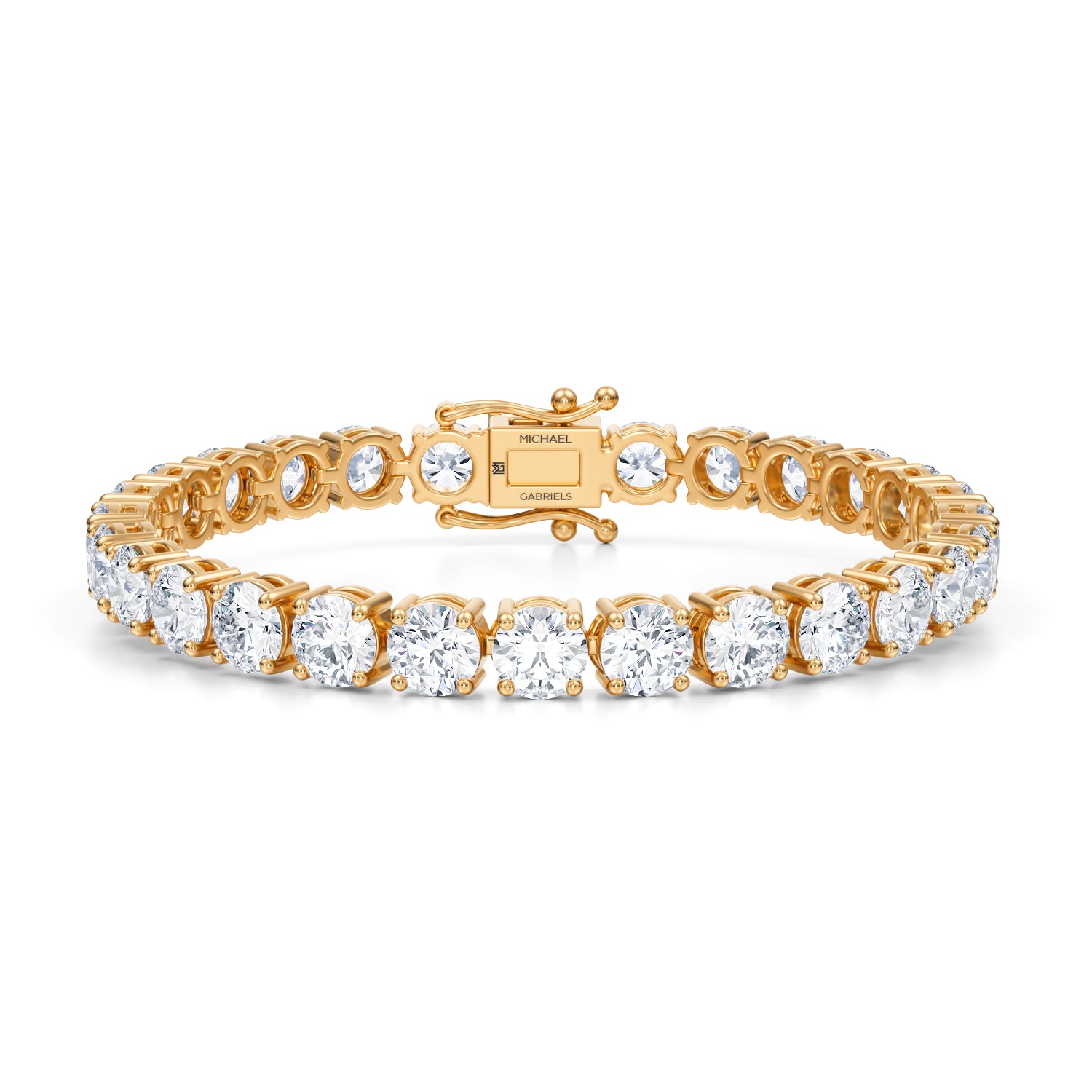 22 Carat Lab Grown Diamond Tennis Bracelet | Michael Gabriels