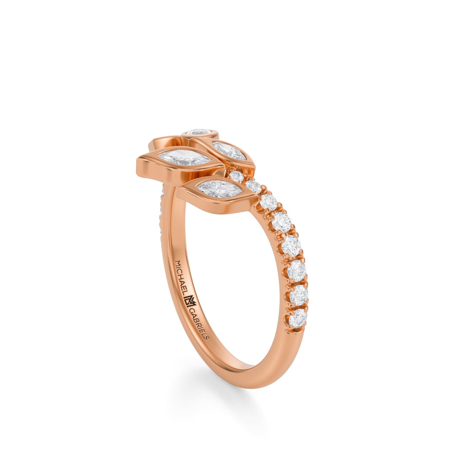 Vine Stackable Diamond Ring