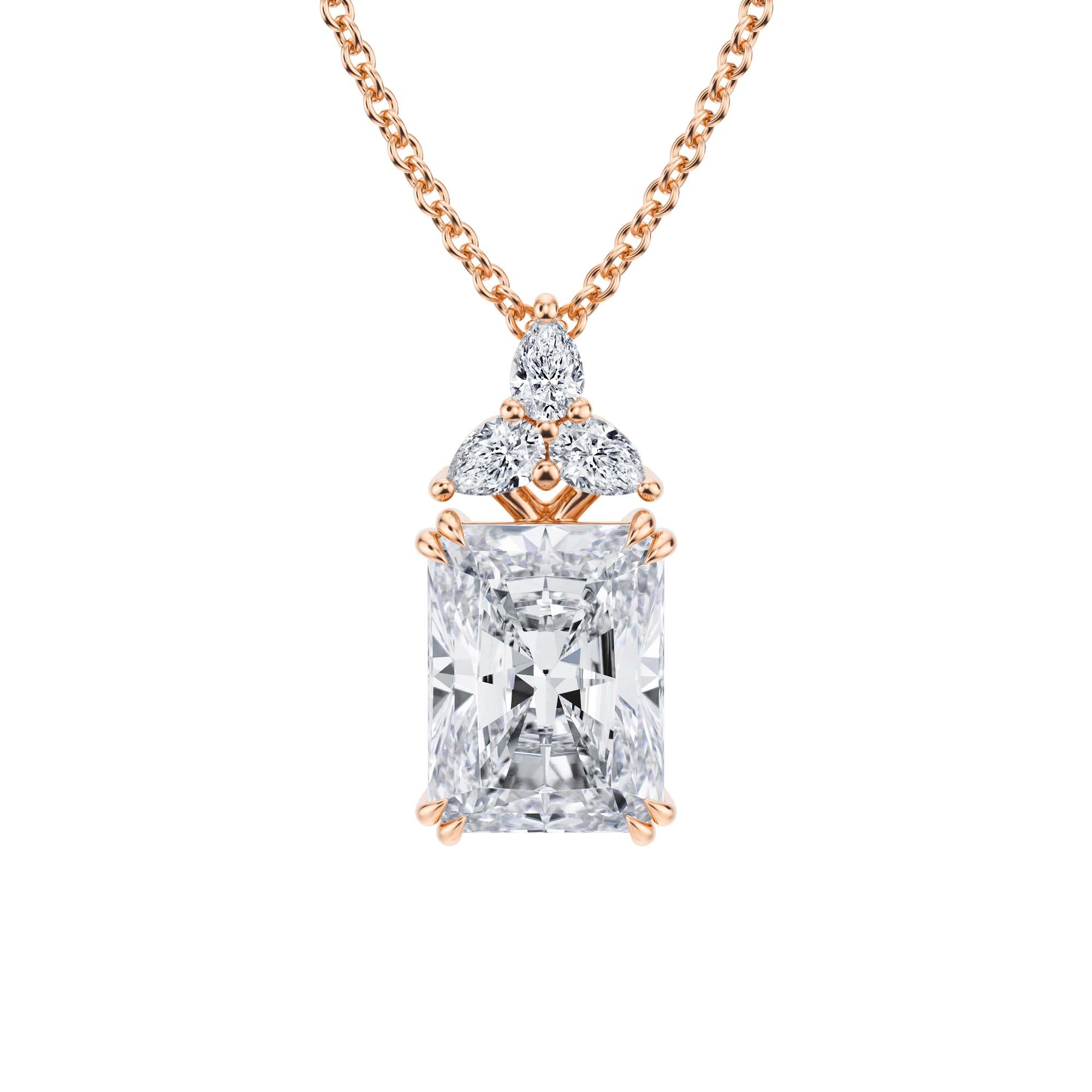 2.5 Carat Radiant Fancy Shape Pendant