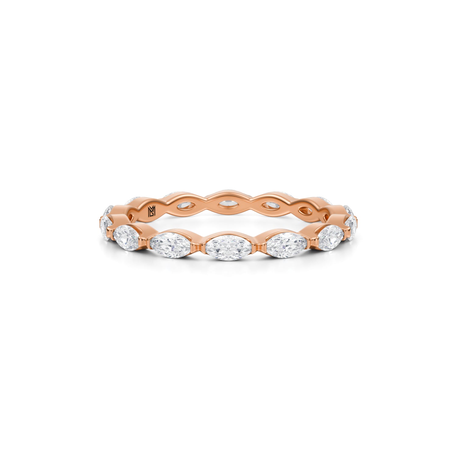 Marquise Single Shared Eternity Band