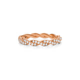 Twisted Diamond Ring