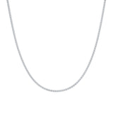 3 Carat Round Lab Grown Diamond Tennis Necklace