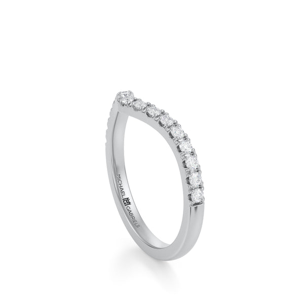 V Shaped Diamond Ring