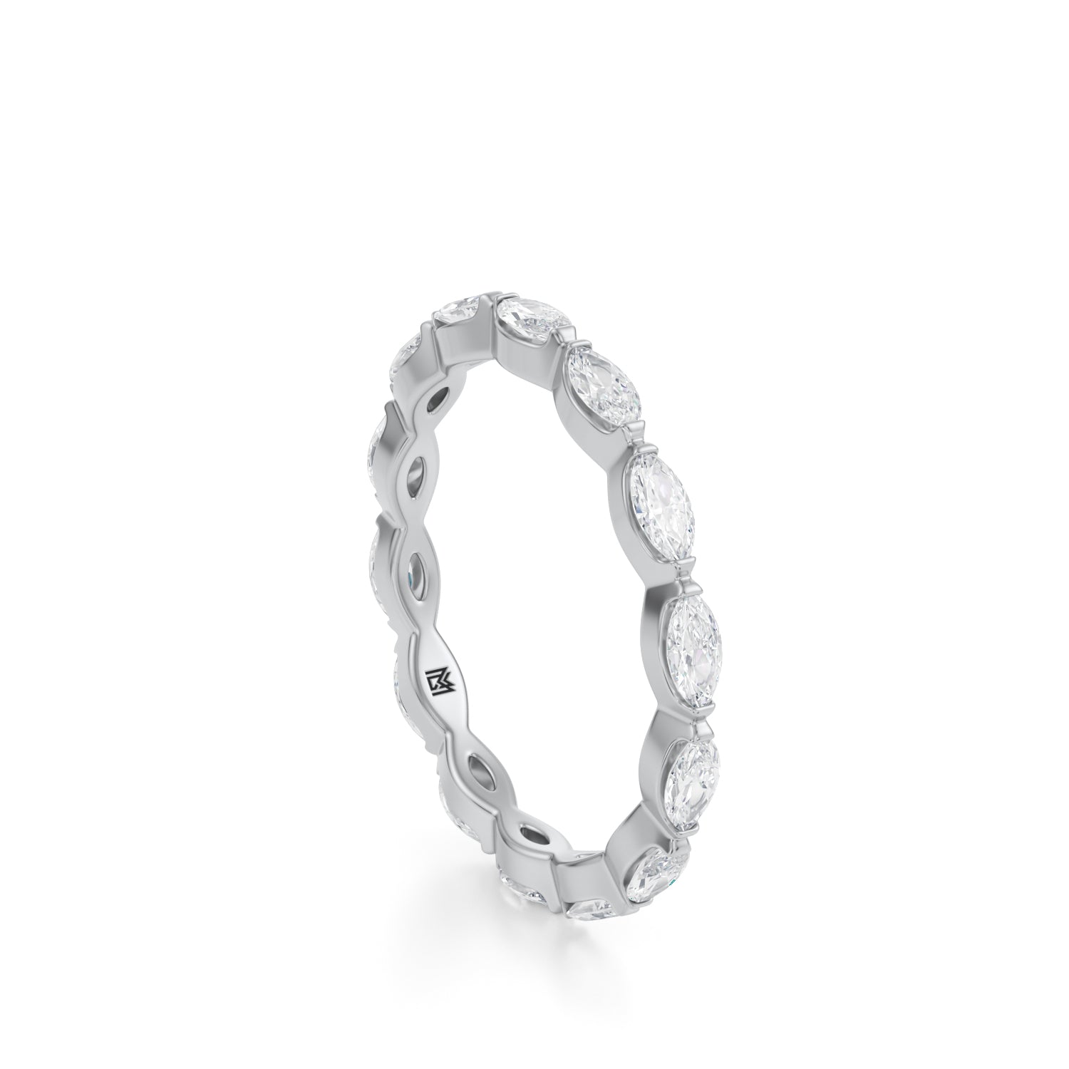 Marquise Single Shared Eternity Band