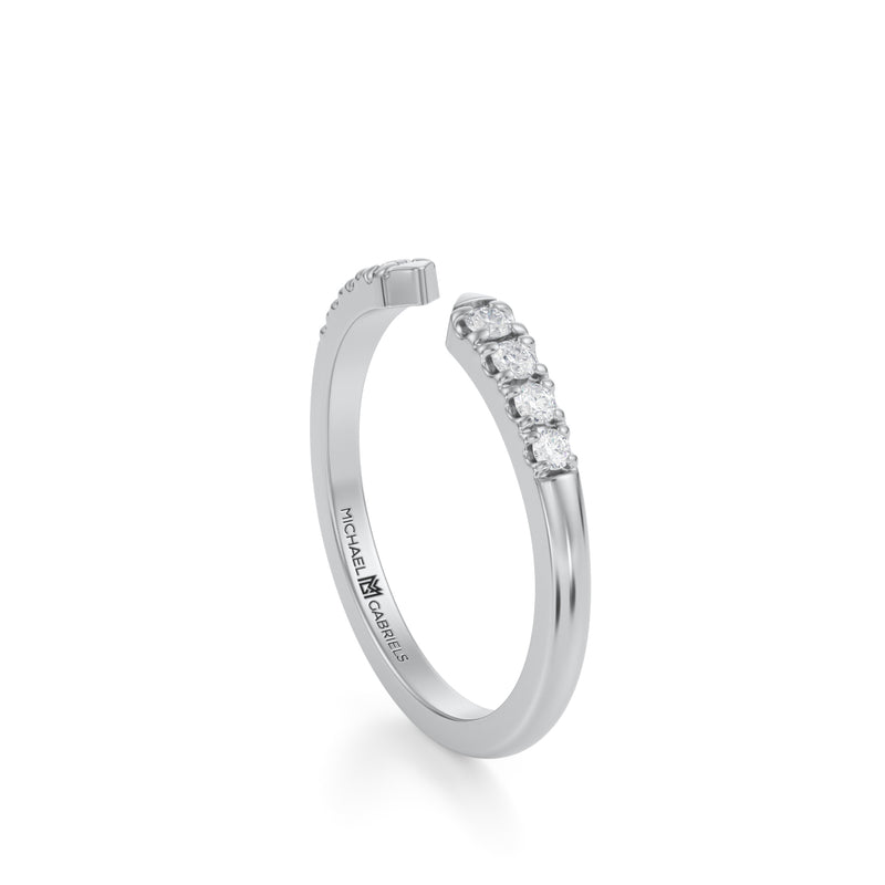 Graduated Open Wedding Band