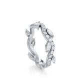 Vine Eternity Diamond Leaf Ring | Prong