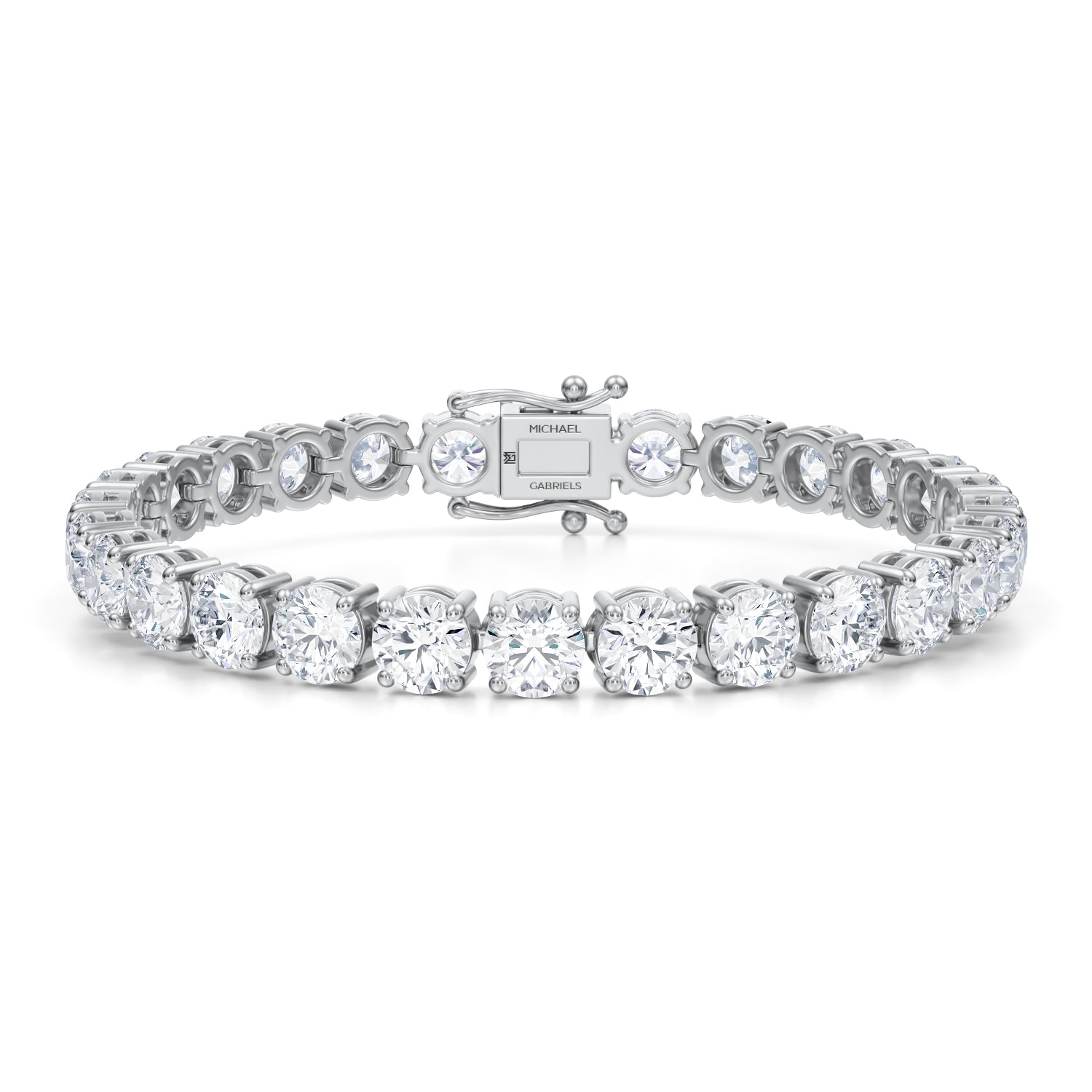 28 Carat Lab Grown Diamond Tennis Bracelet