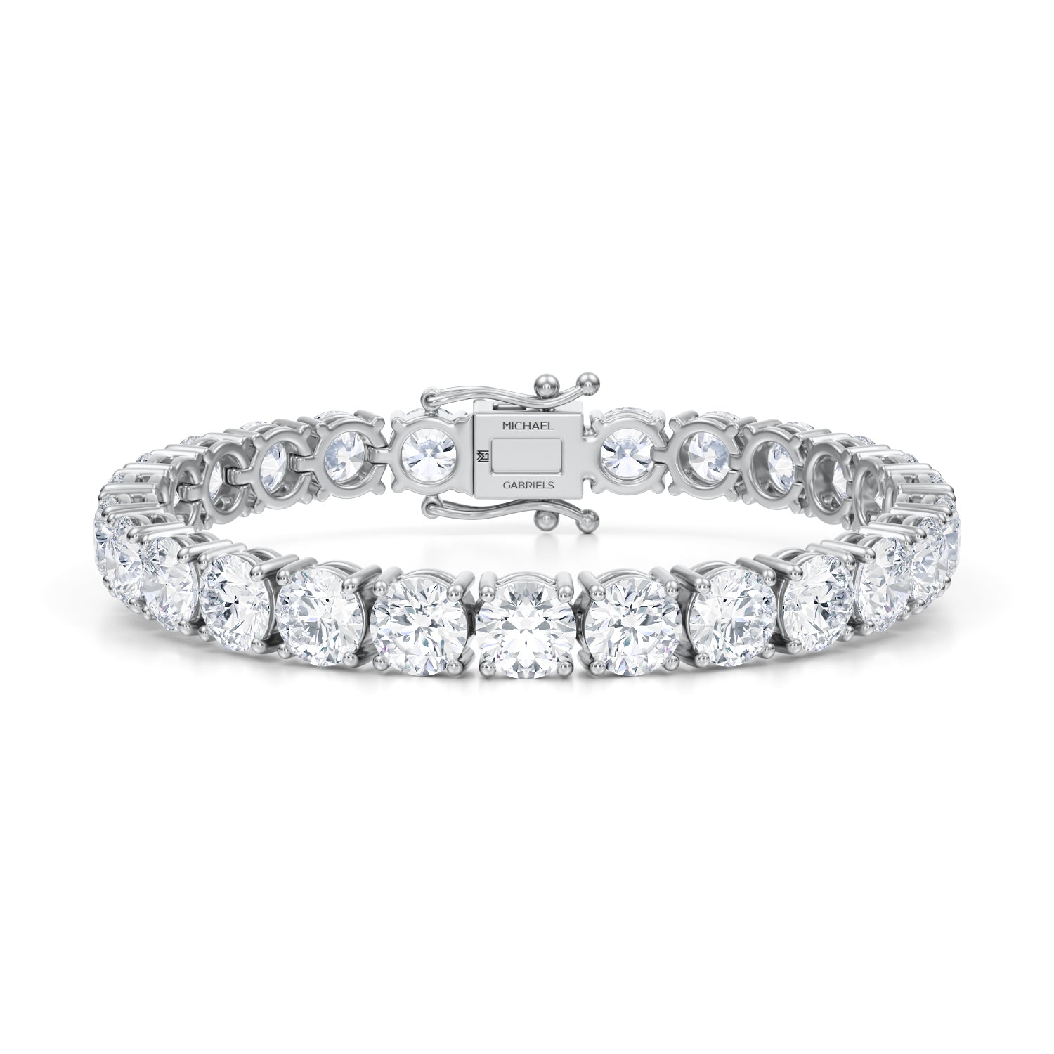 30 Carat Lab Grown Diamond Tennis Bracelet