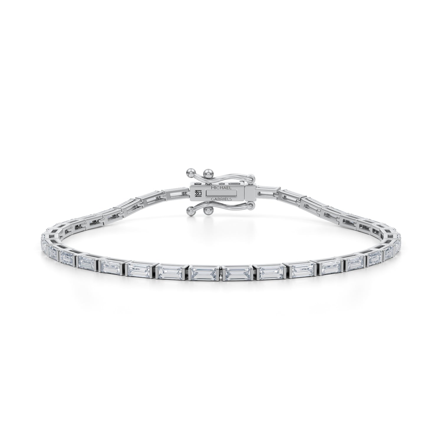 4 Carat Baugette Tennis Bracelet