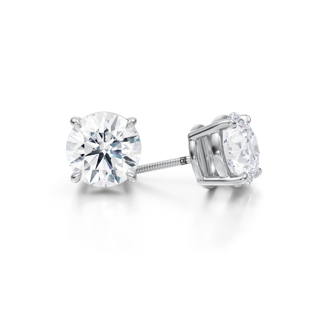 Buy Petal Shape Diamond Earring in India | Chungath Jewellery Online- Rs.  50,880.00