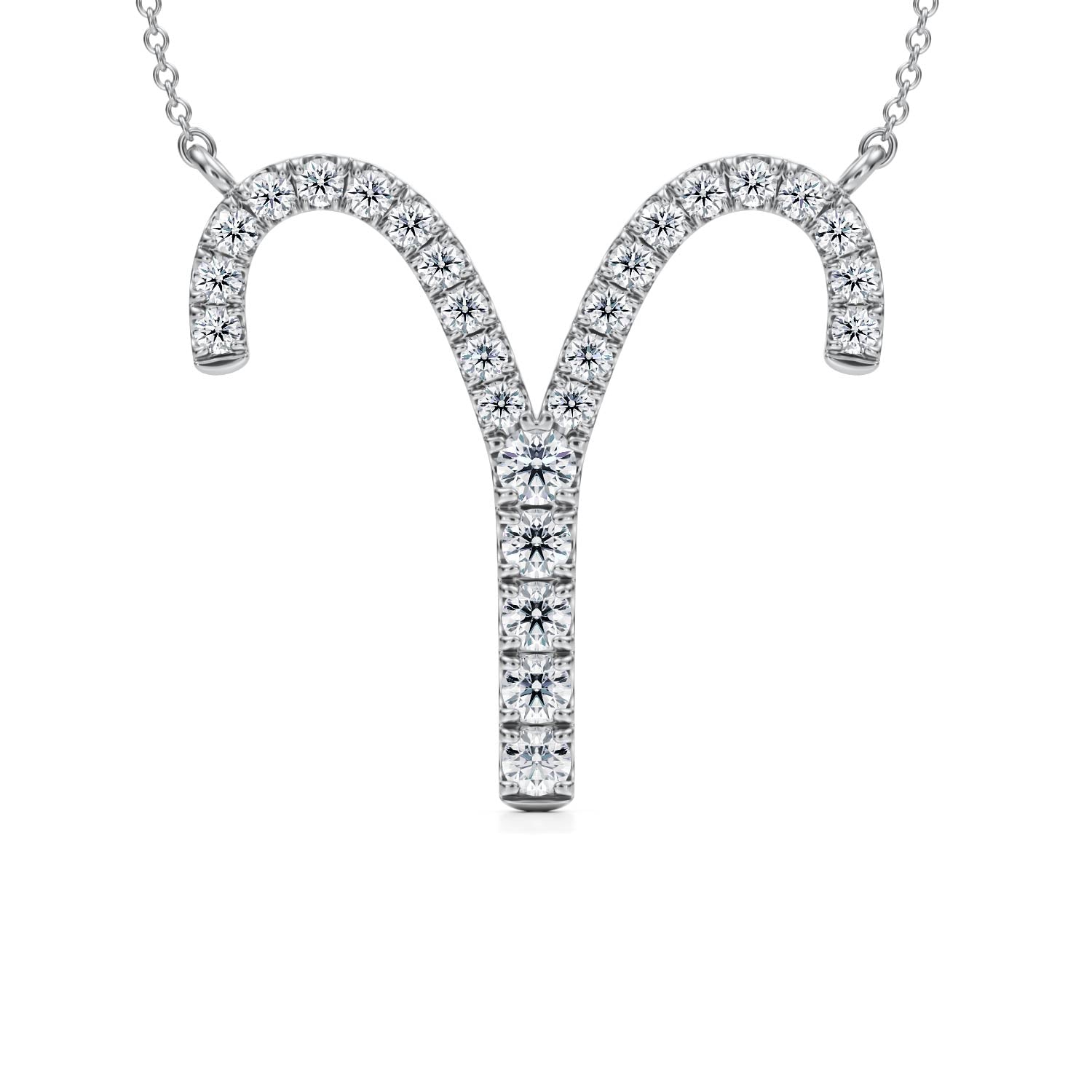 Aries Zodiac Necklace (1 Carat)