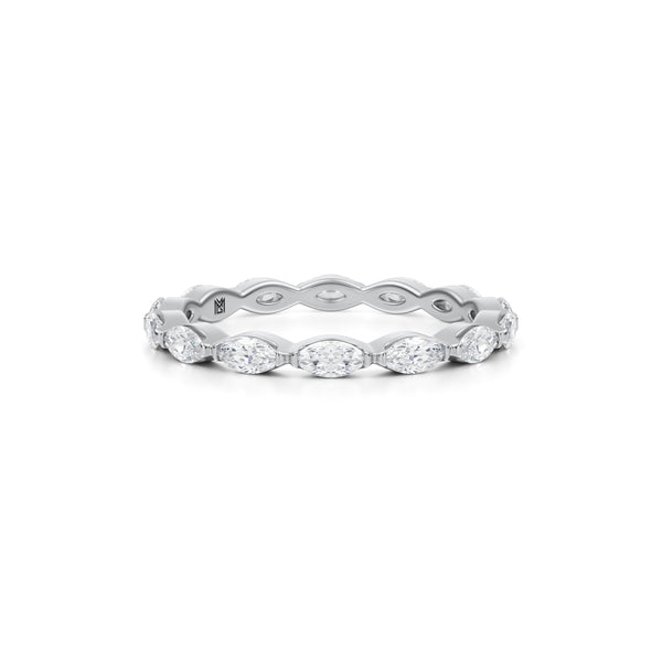 Marquise Single Shared Eternity Band