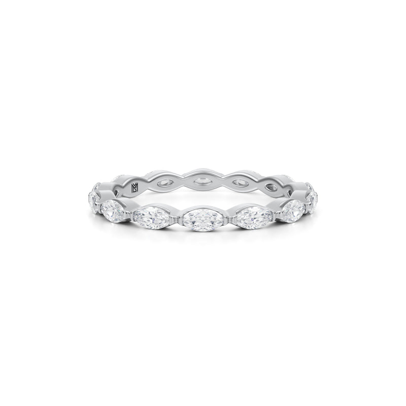 Marquise Single Shared Eternity Band