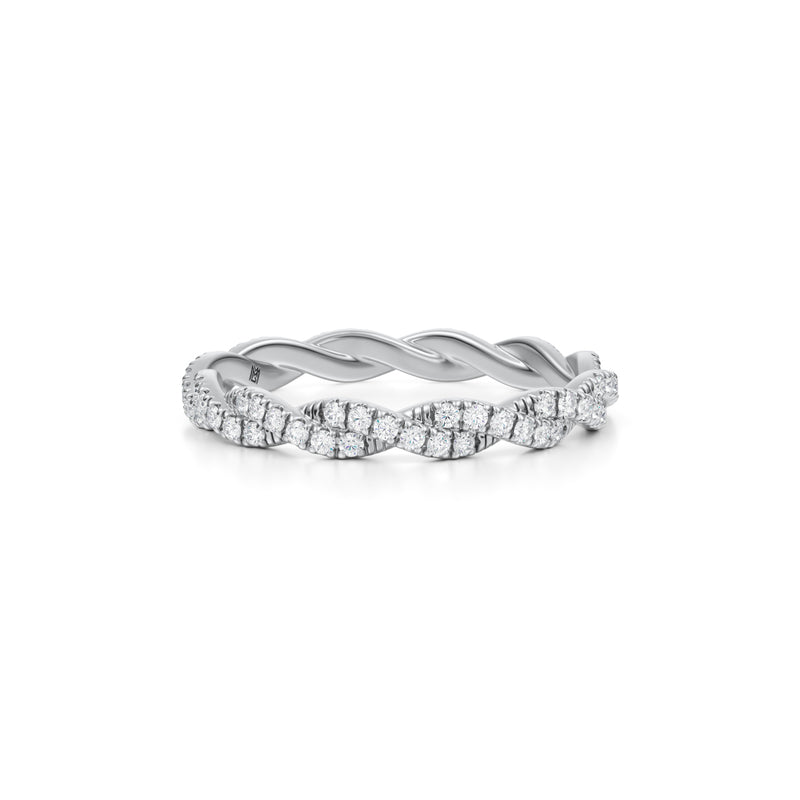 Twisted Diamond Ring