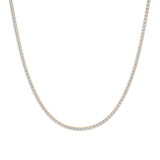 5 Carat Round Lab Grown Diamond Tennis Necklace