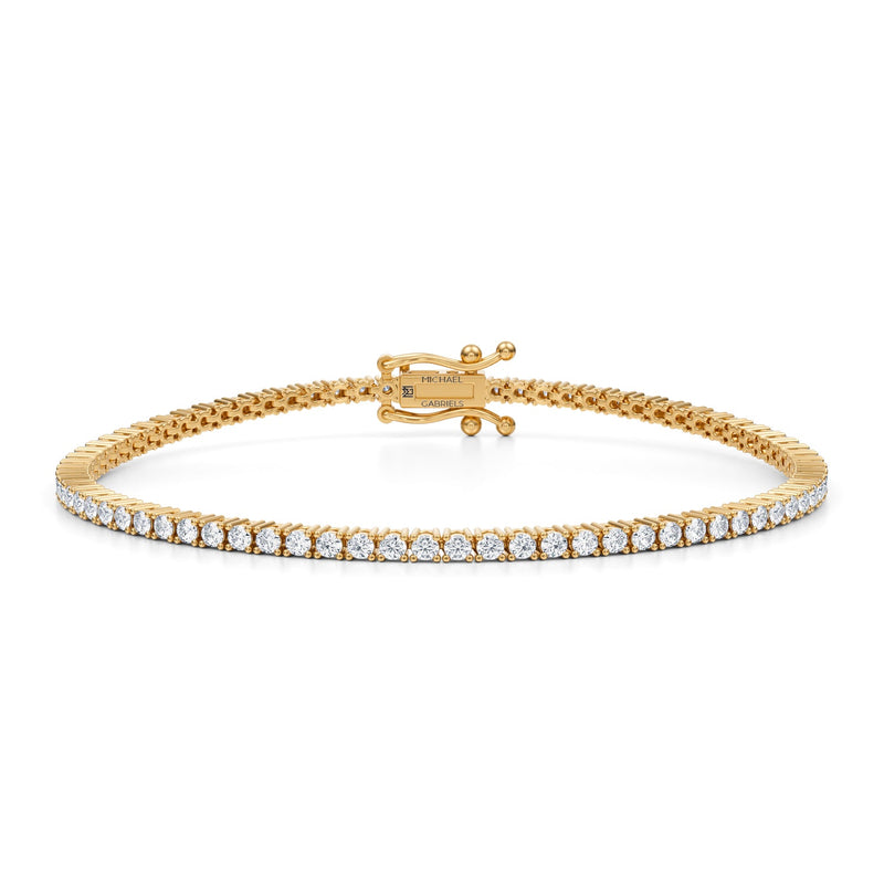 White Gold Diamond Tennis Bracelet 0.47ctw – Eliza Page