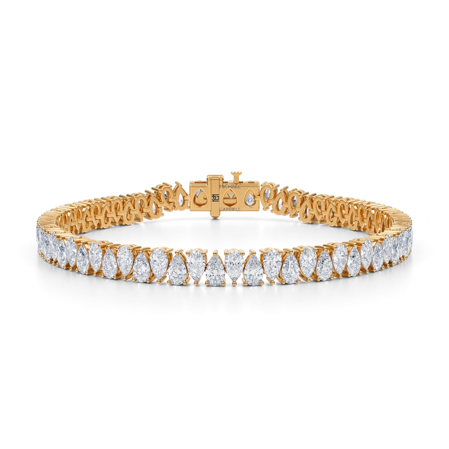 Pear Tennis Bracelet