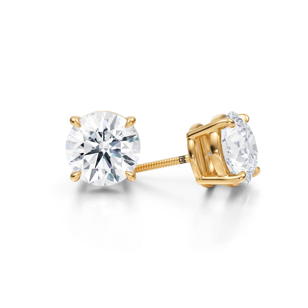 3.00 ct. t.w. Black Diamond Stud Earrings in 14kt White Gold | Ross-Simons
