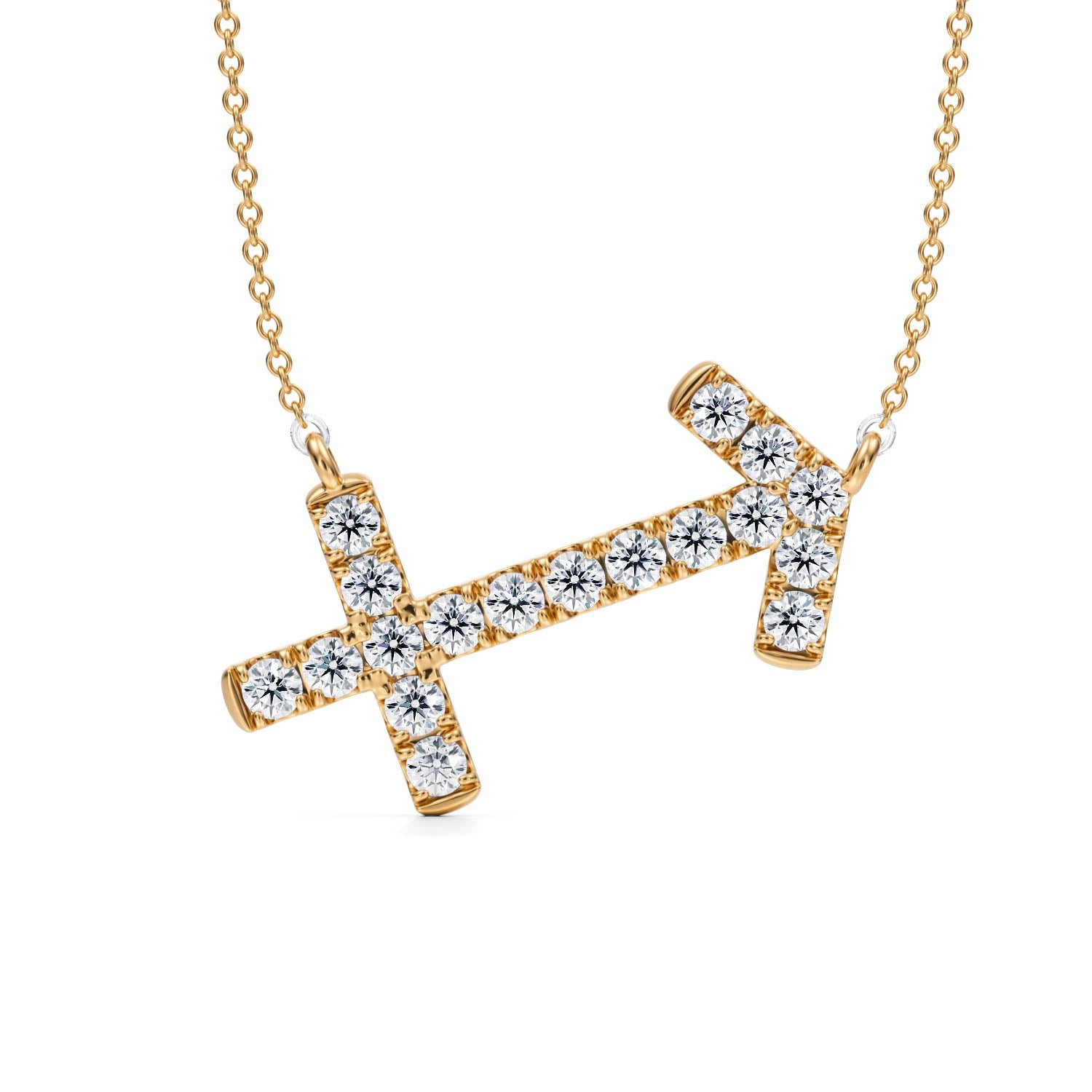 Sagittarius Zodiac Necklace (1 Carat)