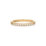 Petite French Pave Stacking Diamond Ring