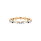 Marquise Single Shared Eternity Band