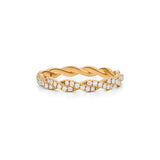 Twisted Diamond Ring