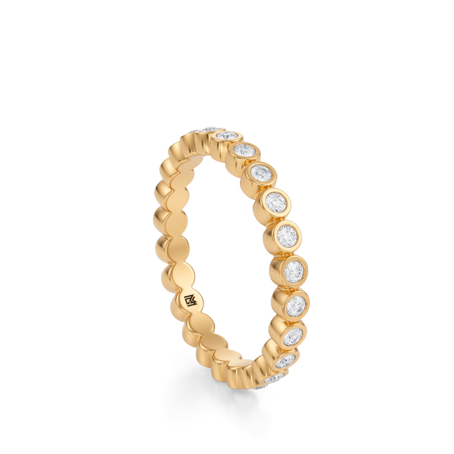 Bezel Diamond Band - Michael Gabriels