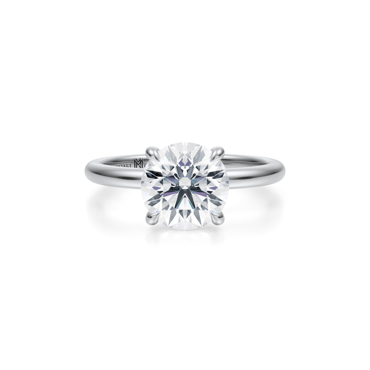 Classic Round Solitaire Ring (3.50 Carat F-VS1) 2/2 Deposit - Michael Gabriels