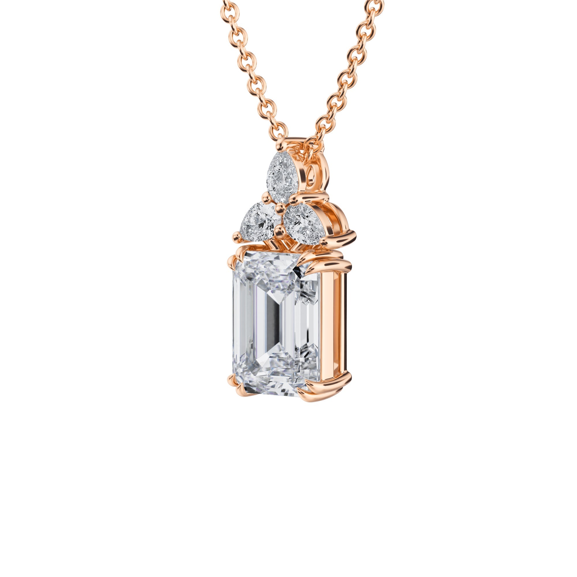 Emerald Fancy Shape Pendant - Michael Gabriels