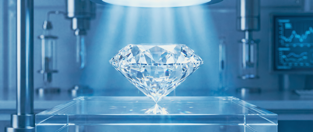 Image showing a Diamond being made inside a lab