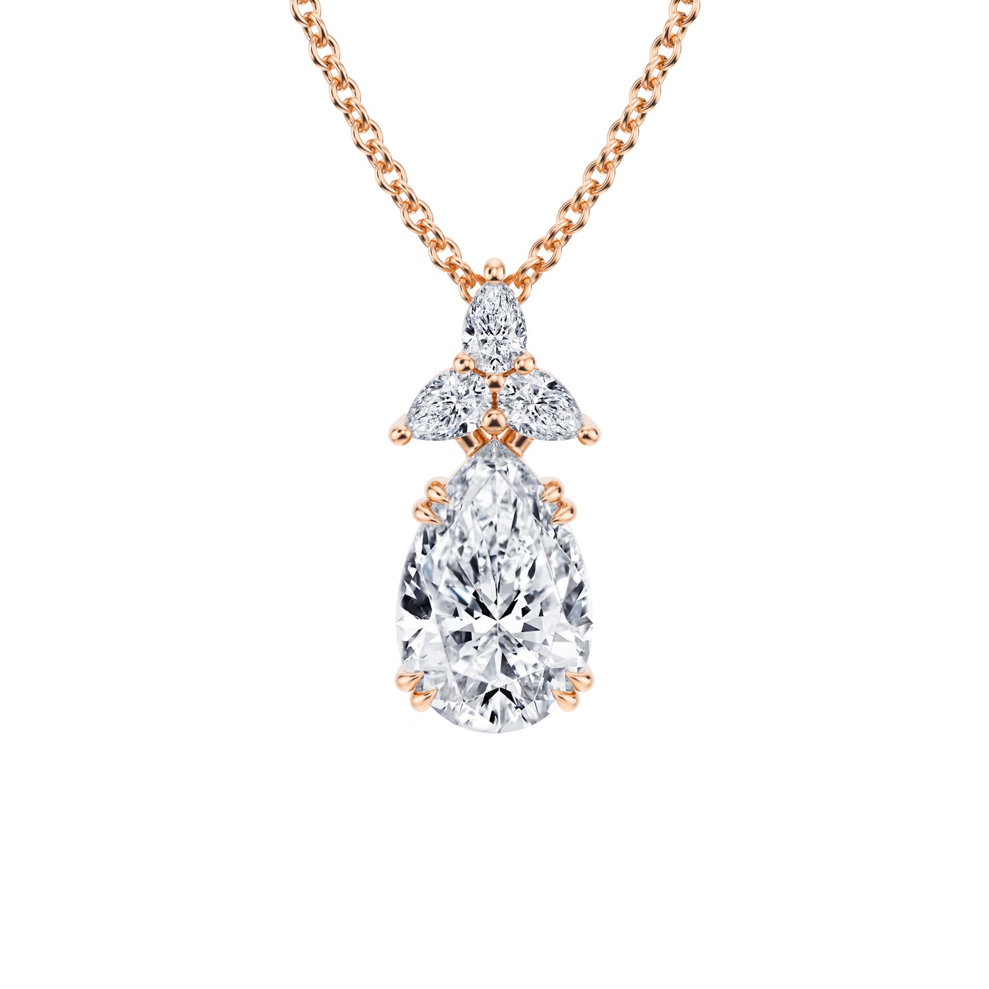 Pear Fancy Shape Pendant - Michael Gabriels