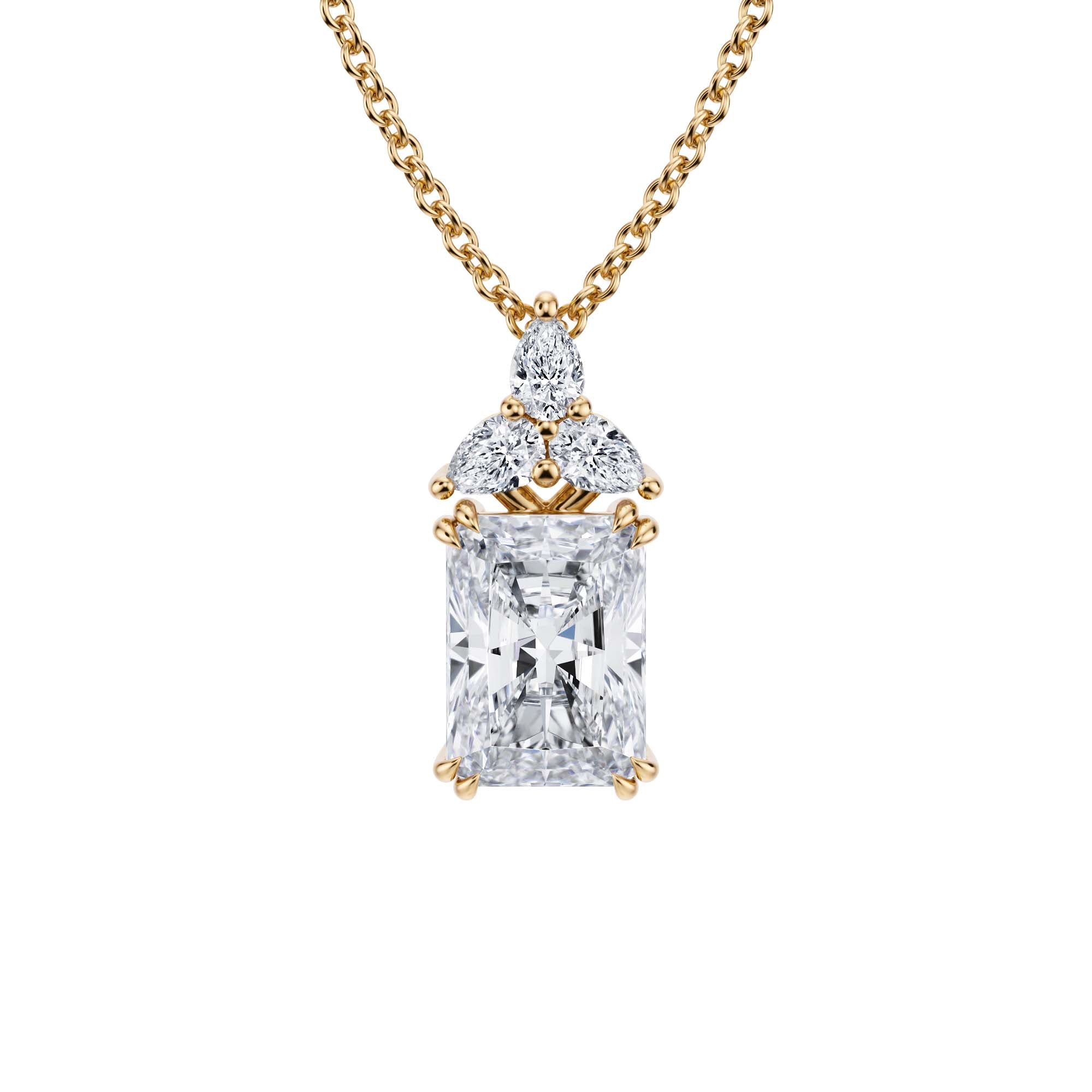 Radiant Fancy Shape Pendant - Michael Gabriels