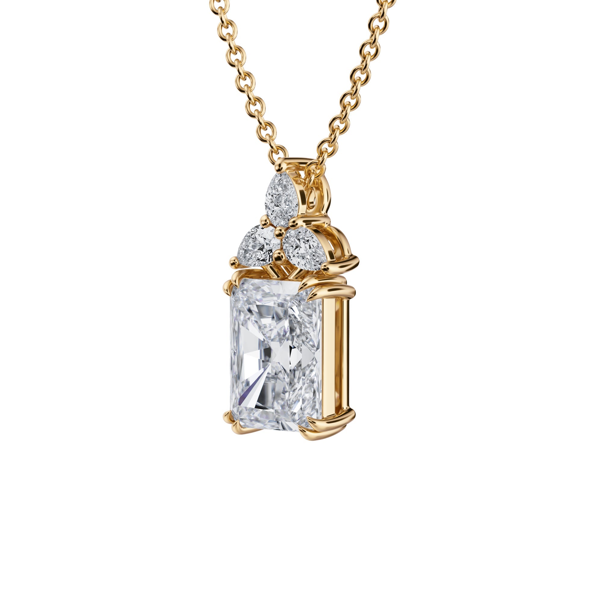 Radiant Fancy Shape Pendant - Michael Gabriels